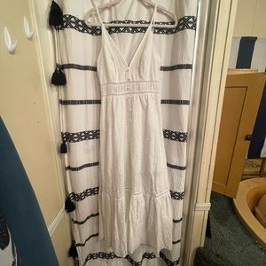 White long summer dress